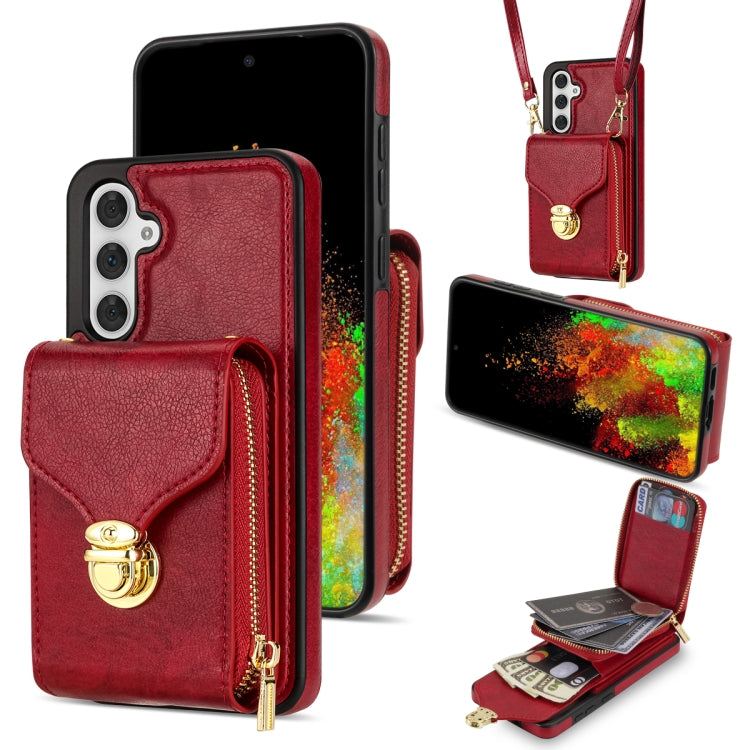 Custodia per telefono a portafoglio con scheda hardware con cerniera, For Samsung Galaxy A14 5G / 4G, For Samsung Galaxy A53 5G, For Samsung Galaxy A52 5G / 4G, For Samsung Galaxy A13 5G / 4G