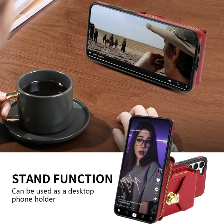 Custodia per telefono a portafoglio con scheda hardware con cerniera, For Samsung Galaxy A14 5G / 4G, For Samsung Galaxy A53 5G, For Samsung Galaxy A52 5G / 4G, For Samsung Galaxy A13 5G / 4G
