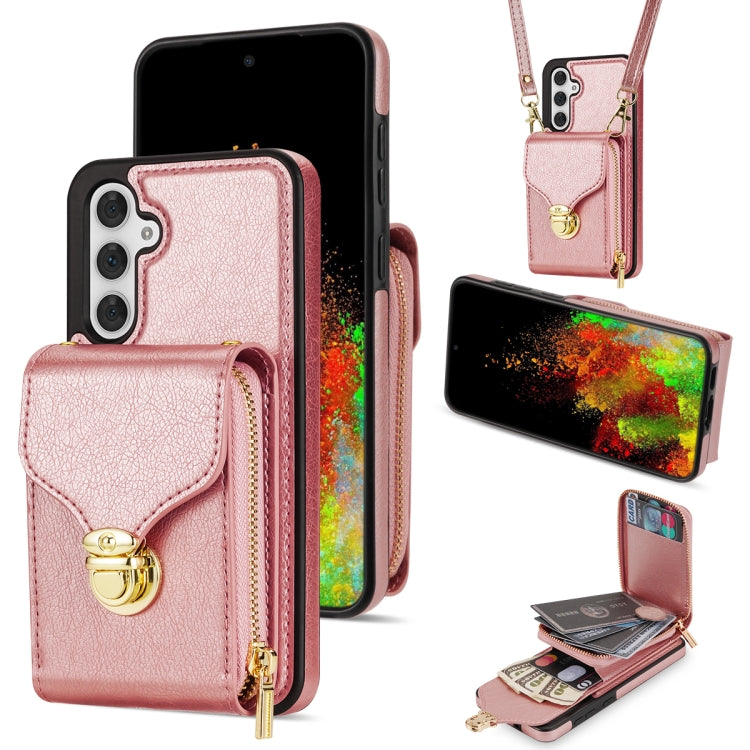 Custodia per telefono a portafoglio con scheda hardware con cerniera, For Samsung Galaxy A14 5G / 4G, For Samsung Galaxy A53 5G, For Samsung Galaxy A52 5G / 4G, For Samsung Galaxy A13 5G / 4G