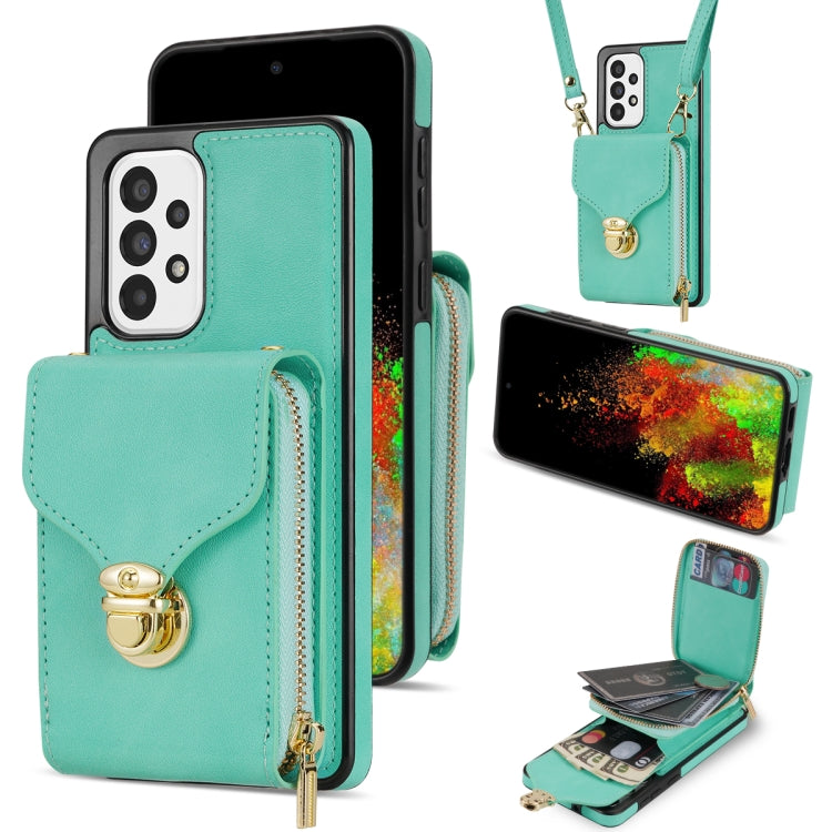 Custodia per telefono a portafoglio con scheda hardware con cerniera, For Samsung Galaxy A14 5G / 4G, For Samsung Galaxy A53 5G, For Samsung Galaxy A52 5G / 4G, For Samsung Galaxy A13 5G / 4G