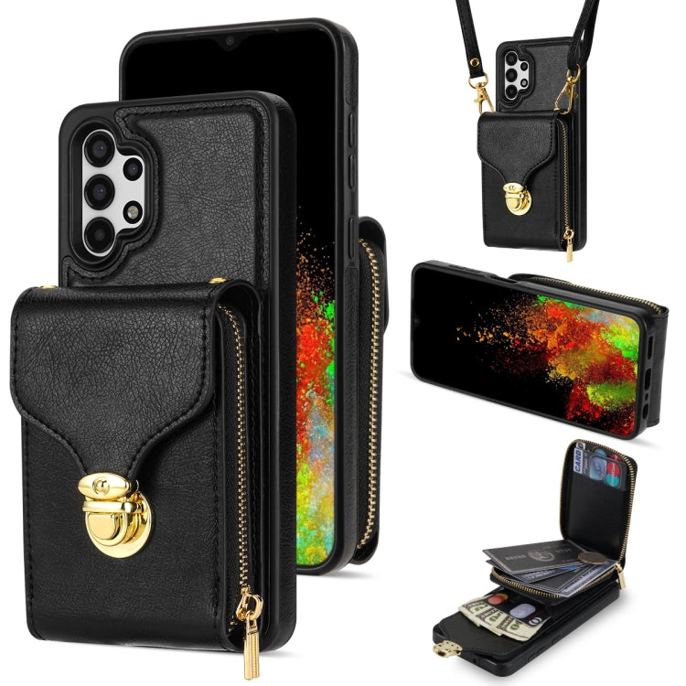 Custodia per telefono a portafoglio con scheda hardware con cerniera, For Samsung Galaxy A14 5G / 4G, For Samsung Galaxy A53 5G, For Samsung Galaxy A52 5G / 4G, For Samsung Galaxy A13 5G / 4G