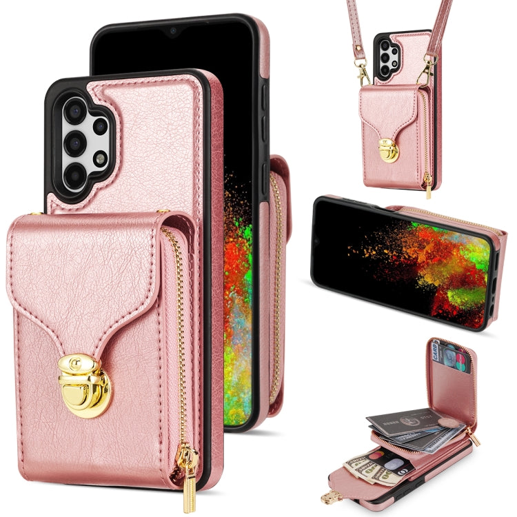 Custodia per telefono a portafoglio con scheda hardware con cerniera, For Samsung Galaxy A14 5G / 4G, For Samsung Galaxy A53 5G, For Samsung Galaxy A52 5G / 4G, For Samsung Galaxy A13 5G / 4G