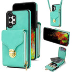 Custodia per telefono a portafoglio con scheda hardware con cerniera, For Samsung Galaxy A14 5G / 4G, For Samsung Galaxy A53 5G, For Samsung Galaxy A52 5G / 4G, For Samsung Galaxy A13 5G / 4G