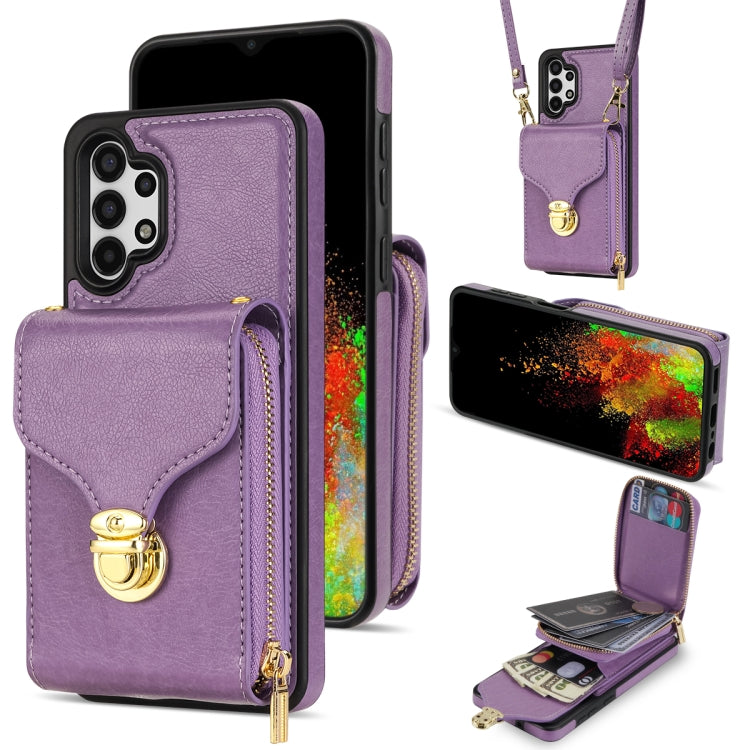 Custodia per telefono a portafoglio con scheda hardware con cerniera, For Samsung Galaxy A14 5G / 4G, For Samsung Galaxy A53 5G, For Samsung Galaxy A52 5G / 4G, For Samsung Galaxy A13 5G / 4G