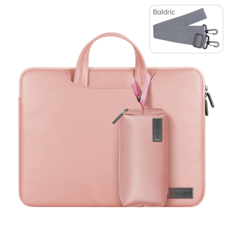 Borsa interna impermeabile per laptop in PU con alimentatore, 13 / 14 inch, 15 inch