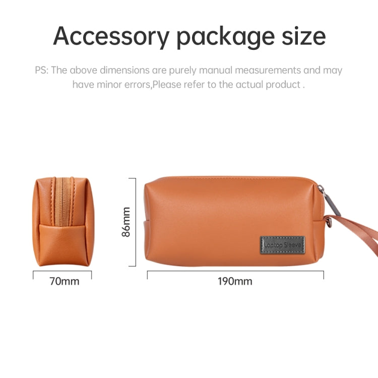 Borsa interna impermeabile per laptop in PU con alimentatore, 13 / 14 inch, 15 inch