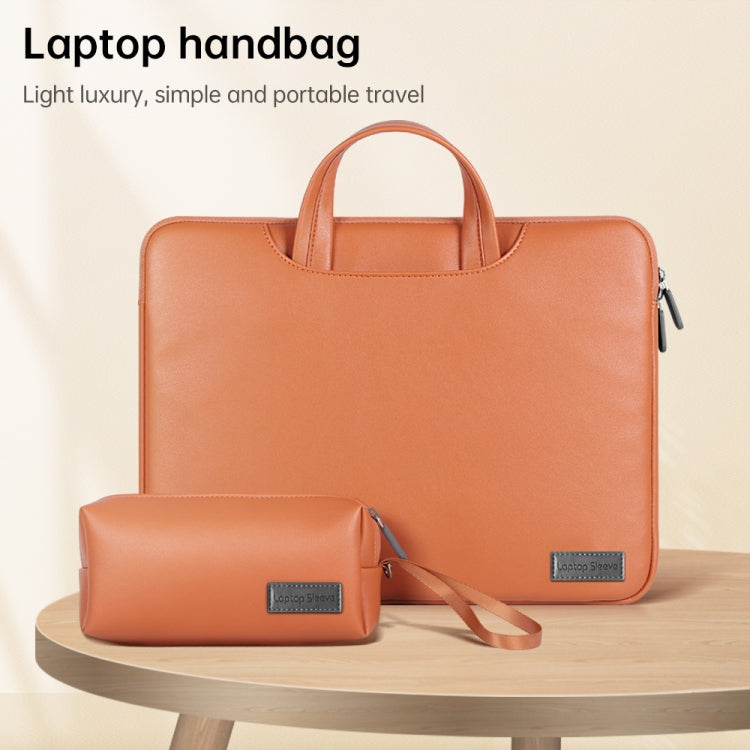 Borsa interna impermeabile per laptop in PU con alimentatore, 13 / 14 inch, 15 inch