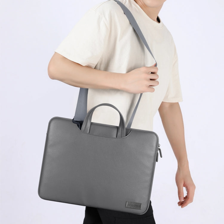 Borsa interna impermeabile per laptop in PU con alimentatore, 13 / 14 inch, 15 inch