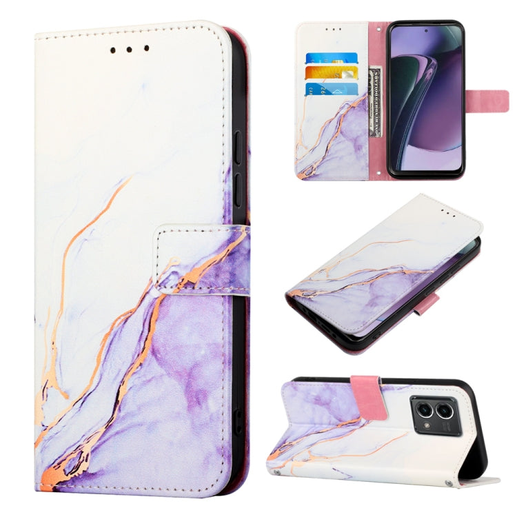 Cassa del telefono di cuoio di vibrazione del modello di marmo PT003, For OnePlus Ace 2 5G / 11R 5G, For Honor Magic5 Pro, For Motorola Moto G Stylus 5G 2023, For Nokia C02 TA-1522
