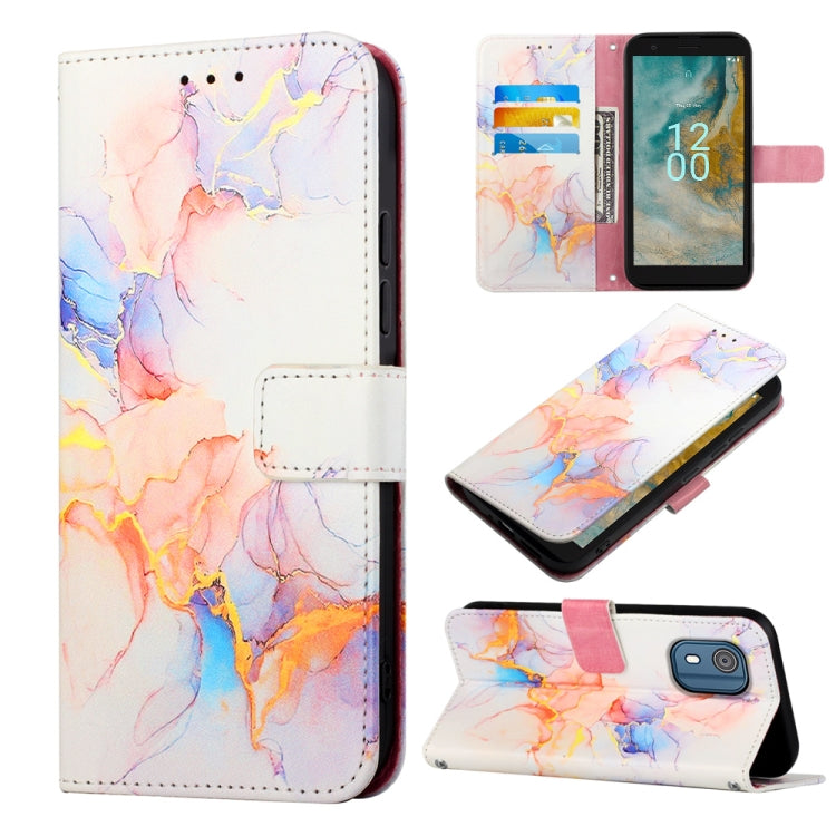 Cassa del telefono di cuoio di vibrazione del modello di marmo PT003, For OnePlus Ace 2 5G / 11R 5G, For Honor Magic5 Pro, For Motorola Moto G Stylus 5G 2023, For Nokia C02 TA-1522