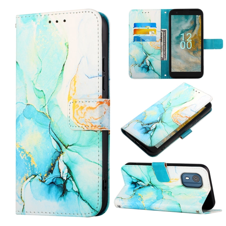 Cassa del telefono di cuoio di vibrazione del modello di marmo PT003, For OnePlus Ace 2 5G / 11R 5G, For Honor Magic5 Pro, For Motorola Moto G Stylus 5G 2023, For Nokia C02 TA-1522
