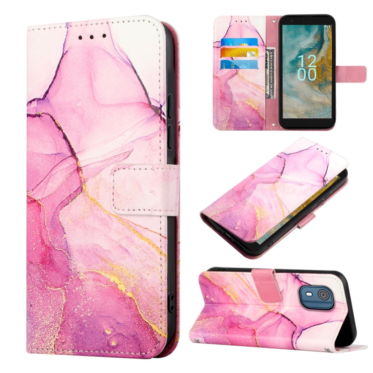 Cassa del telefono di cuoio di vibrazione del modello di marmo PT003, For OnePlus Ace 2 5G / 11R 5G, For Honor Magic5 Pro, For Motorola Moto G Stylus 5G 2023, For Nokia C02 TA-1522