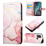 Cassa del telefono di cuoio di vibrazione del modello di marmo PT003, For Nokia C22, For Nokia C32 TA-1534, For Nokia G22, For OPPO Find X6
