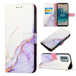 Cassa del telefono di cuoio di vibrazione del modello di marmo PT003, For Nokia C22, For Nokia C32 TA-1534, For Nokia G22, For OPPO Find X6