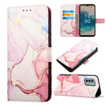 Cassa del telefono di cuoio di vibrazione del modello di marmo PT003, For Nokia C22, For Nokia C32 TA-1534, For Nokia G22, For OPPO Find X6