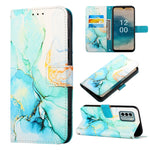 Cassa del telefono di cuoio di vibrazione del modello di marmo PT003, For Nokia C22, For Nokia C32 TA-1534, For Nokia G22, For OPPO Find X6