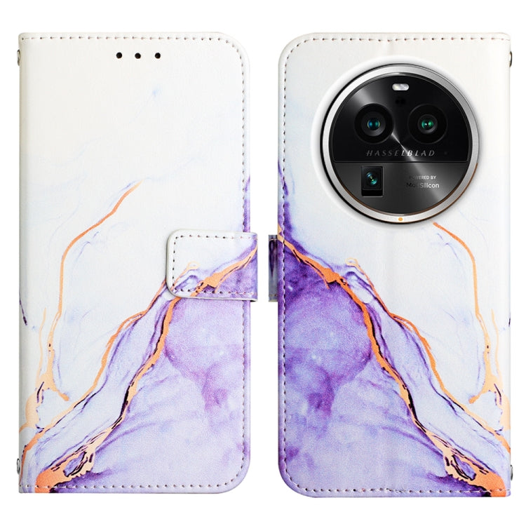 Cassa del telefono di cuoio di vibrazione del modello di marmo PT003, For OPPO Find X6 Pro, For Realme 10 4G, For Realme 10 Pro 5G, For Realme 10 Pro+ 5G