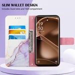 Cassa del telefono di cuoio di vibrazione del modello di marmo PT003, For OPPO Find X6 Pro, For Realme 10 4G, For Realme 10 Pro 5G, For Realme 10 Pro+ 5G