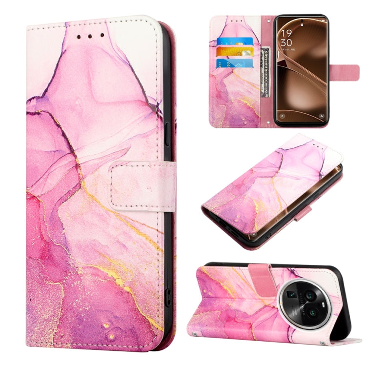 Cassa del telefono di cuoio di vibrazione del modello di marmo PT003, For OPPO Find X6 Pro, For Realme 10 4G, For Realme 10 Pro 5G, For Realme 10 Pro+ 5G