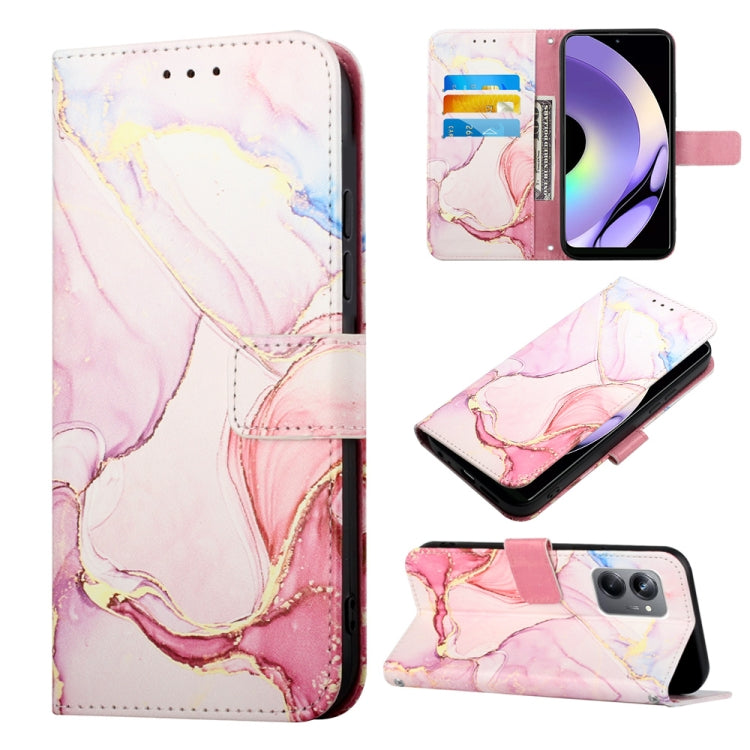 Cassa del telefono di cuoio di vibrazione del modello di marmo PT003, For OPPO Find X6 Pro, For Realme 10 4G, For Realme 10 Pro 5G, For Realme 10 Pro+ 5G