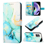 Cassa del telefono di cuoio di vibrazione del modello di marmo PT003, For OPPO Find X6 Pro, For Realme 10 4G, For Realme 10 Pro 5G, For Realme 10 Pro+ 5G