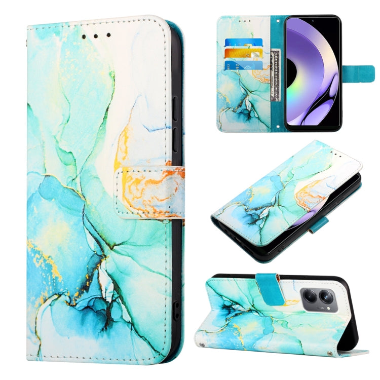 Cassa del telefono di cuoio di vibrazione del modello di marmo PT003, For OPPO Find X6 Pro, For Realme 10 4G, For Realme 10 Pro 5G, For Realme 10 Pro+ 5G