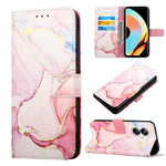 Cassa del telefono di cuoio di vibrazione del modello di marmo PT003, For OPPO Find X6 Pro, For Realme 10 4G, For Realme 10 Pro 5G, For Realme 10 Pro+ 5G