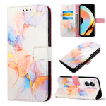 Cassa del telefono di cuoio di vibrazione del modello di marmo PT003, For OPPO Find X6 Pro, For Realme 10 4G, For Realme 10 Pro 5G, For Realme 10 Pro+ 5G