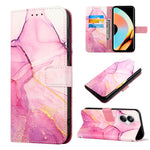 Cassa del telefono di cuoio di vibrazione del modello di marmo PT003, For OPPO Find X6 Pro, For Realme 10 4G, For Realme 10 Pro 5G, For Realme 10 Pro+ 5G