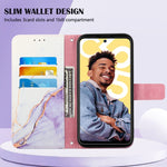 Cassa del telefono di cuoio di vibrazione del modello di marmo PT003, For Realme C55, For Realme GT Neo 5 5G / GT3, For OPPO Reno8 T 5G / A1 Pro 5G Global, For Samsung Galaxy M14