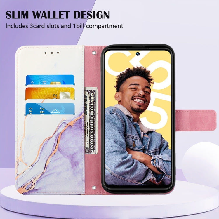 Cassa del telefono di cuoio di vibrazione del modello di marmo PT003, For Realme C55, For Realme GT Neo 5 5G / GT3, For OPPO Reno8 T 5G / A1 Pro 5G Global, For Samsung Galaxy M14