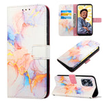 Cassa del telefono di cuoio di vibrazione del modello di marmo PT003, For Realme C55, For Realme GT Neo 5 5G / GT3, For OPPO Reno8 T 5G / A1 Pro 5G Global, For Samsung Galaxy M14