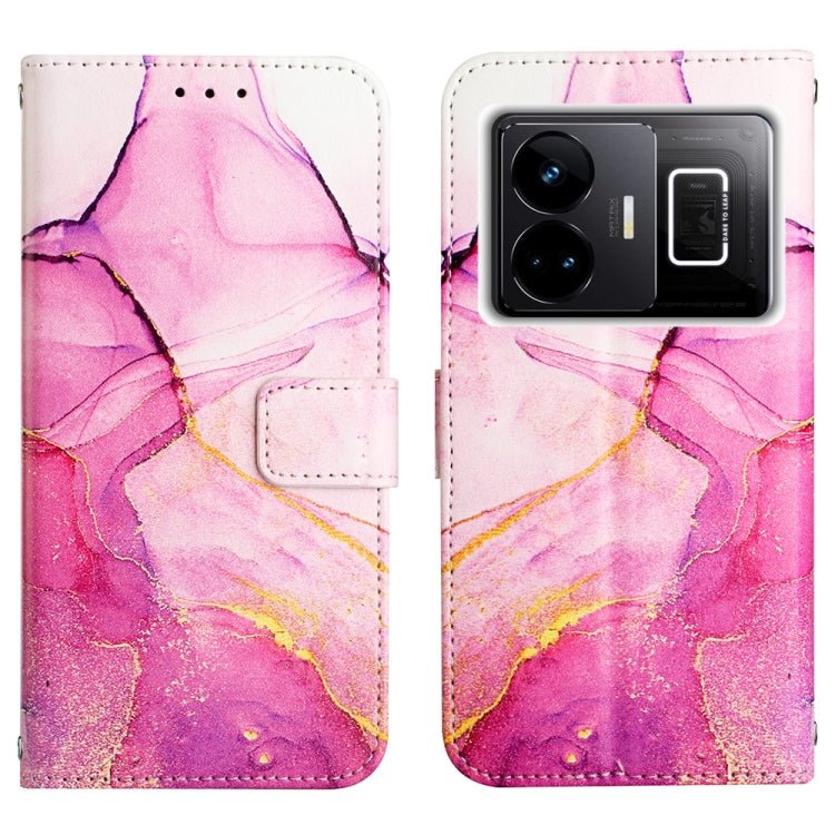 Cassa del telefono di cuoio di vibrazione del modello di marmo PT003, For Realme C55, For Realme GT Neo 5 5G / GT3, For OPPO Reno8 T 5G / A1 Pro 5G Global, For Samsung Galaxy M14