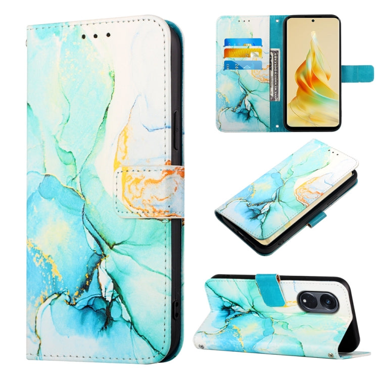 Cassa del telefono di cuoio di vibrazione del modello di marmo PT003, For Realme C55, For Realme GT Neo 5 5G / GT3, For OPPO Reno8 T 5G / A1 Pro 5G Global, For Samsung Galaxy M14