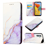 Cassa del telefono di cuoio di vibrazione del modello di marmo PT003, For Realme C55, For Realme GT Neo 5 5G / GT3, For OPPO Reno8 T 5G / A1 Pro 5G Global, For Samsung Galaxy M14
