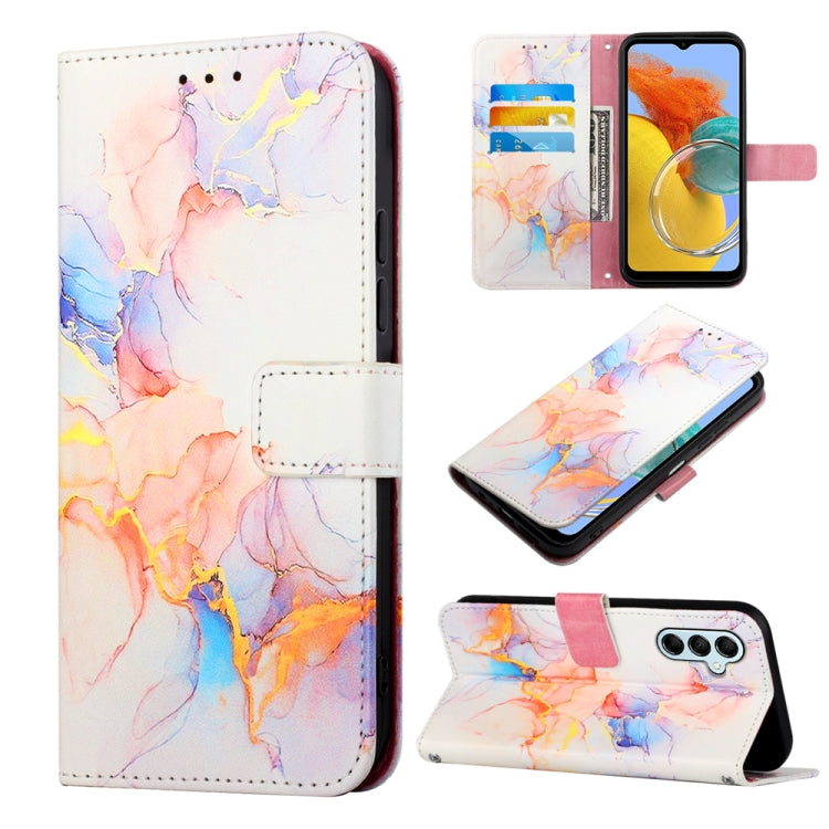 Cassa del telefono di cuoio di vibrazione del modello di marmo PT003, For Realme C55, For Realme GT Neo 5 5G / GT3, For OPPO Reno8 T 5G / A1 Pro 5G Global, For Samsung Galaxy M14