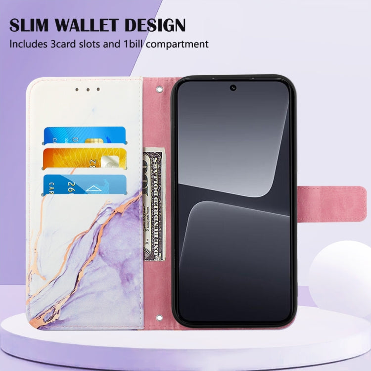Cassa del telefono di cuoio di vibrazione del modello di marmo PT003, For Xiaomi 13 Pro, For Xiaomi Poco X5 Pro 5G