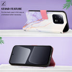 Cassa del telefono di cuoio di vibrazione del modello di marmo PT003, For Xiaomi 13 Pro, For Xiaomi Poco X5 Pro 5G