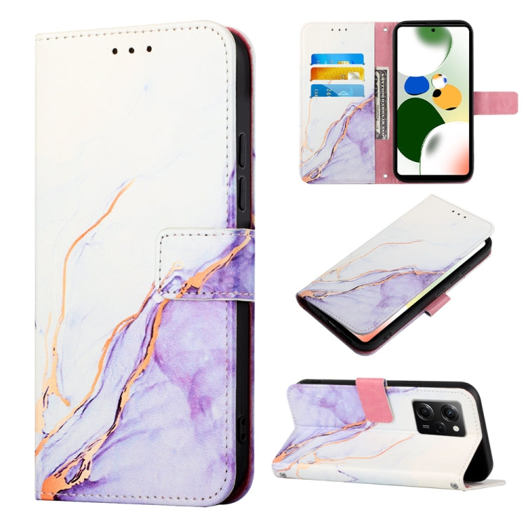 Cassa del telefono di cuoio di vibrazione del modello di marmo PT003, For Xiaomi 13 Pro, For Xiaomi Poco X5 Pro 5G