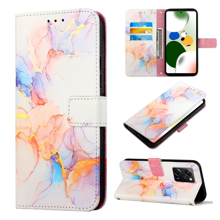 Cassa del telefono di cuoio di vibrazione del modello di marmo PT003, For Xiaomi 13 Pro, For Xiaomi Poco X5 Pro 5G