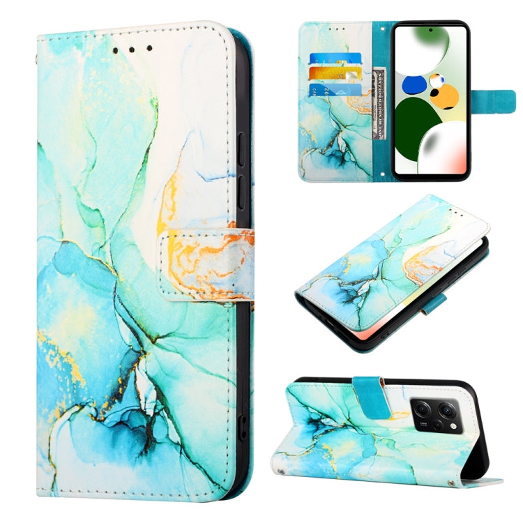 Cassa del telefono di cuoio di vibrazione del modello di marmo PT003, For Xiaomi 13 Pro, For Xiaomi Poco X5 Pro 5G