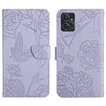 HT03 Cassa del telefono di cuoio di vibrazione impressa farfalla di sensibilità della pelle, For Motorola Moto G Power 2023, For Motorola Moto G Stylus 5G 2023, For Sony Xperia 1 V, For Sony Xperia 10 V
