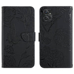 HT03 Cassa del telefono di cuoio di vibrazione impressa farfalla di sensibilità della pelle, For Motorola Moto G Power 2023, For Motorola Moto G Stylus 5G 2023, For Sony Xperia 1 V, For Sony Xperia 10 V