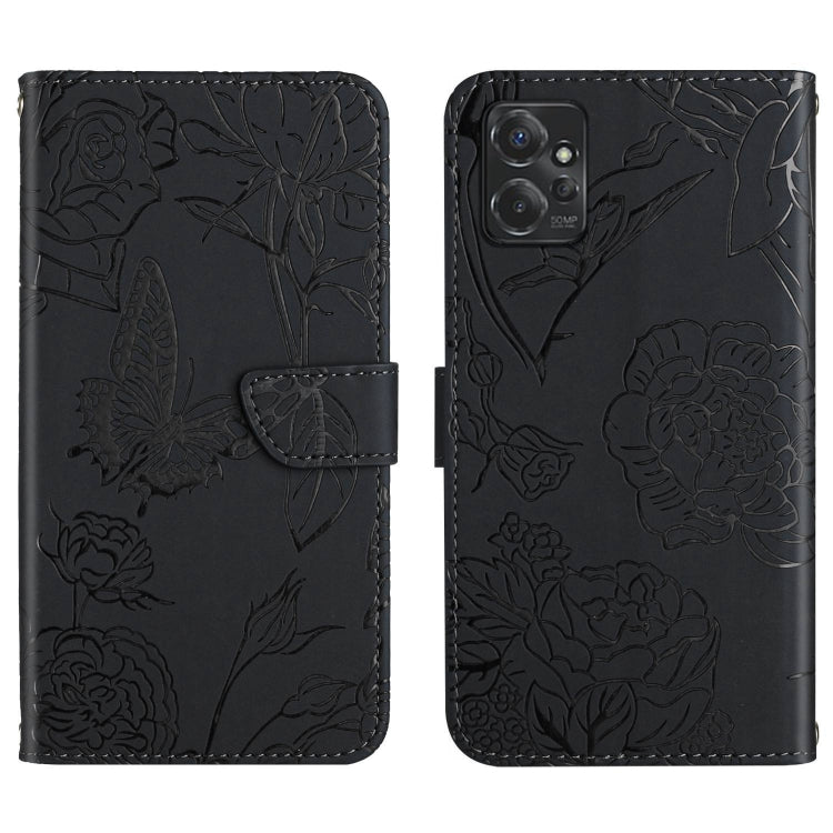 HT03 Cassa del telefono di cuoio di vibrazione impressa farfalla di sensibilità della pelle, For Motorola Moto G Power 2023, For Motorola Moto G Stylus 5G 2023, For Sony Xperia 1 V, For Sony Xperia 10 V