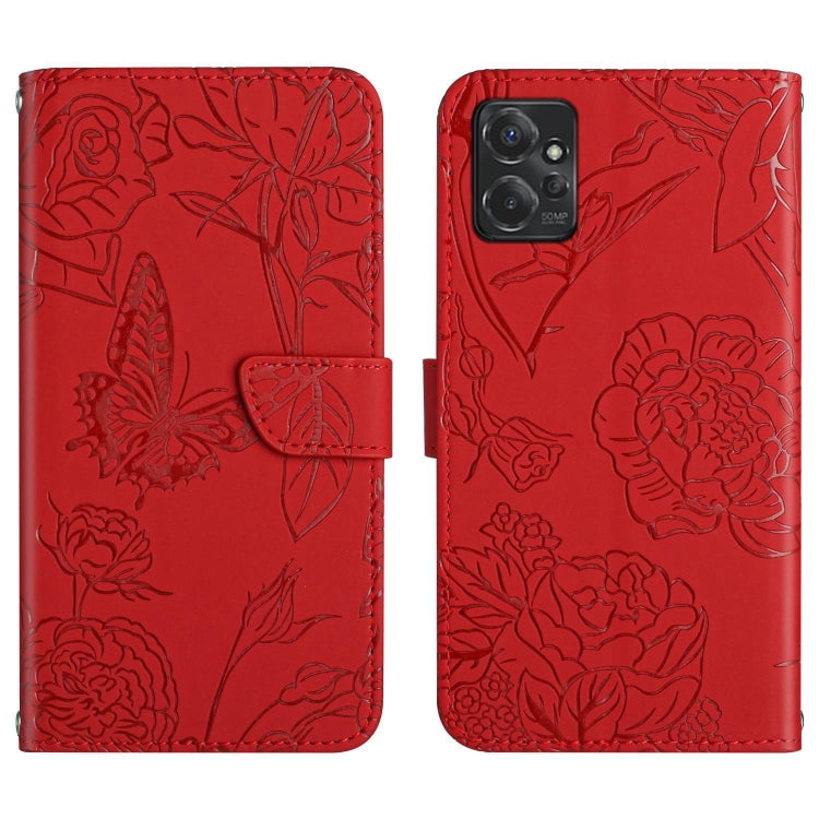HT03 Cassa del telefono di cuoio di vibrazione impressa farfalla di sensibilità della pelle, For Motorola Moto G Power 2023, For Motorola Moto G Stylus 5G 2023, For Sony Xperia 1 V, For Sony Xperia 10 V