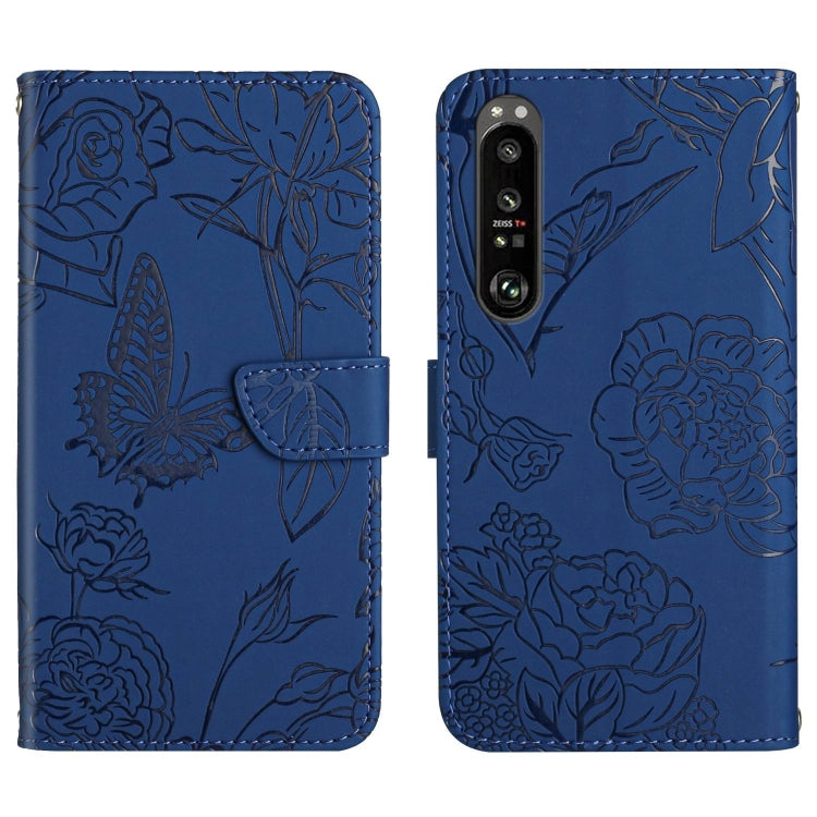 HT03 Cassa del telefono di cuoio di vibrazione impressa farfalla di sensibilità della pelle, For Motorola Moto G Power 2023, For Motorola Moto G Stylus 5G 2023, For Sony Xperia 1 V, For Sony Xperia 10 V