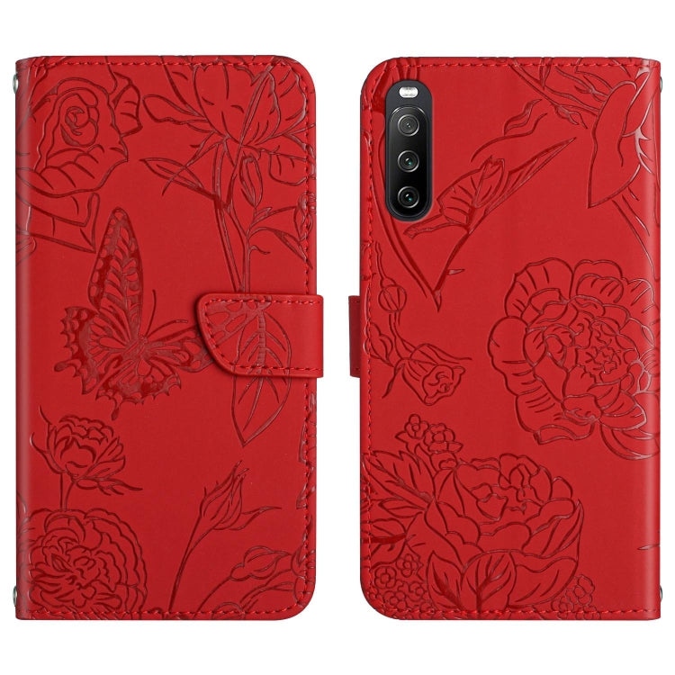 HT03 Cassa del telefono di cuoio di vibrazione impressa farfalla di sensibilità della pelle, For Motorola Moto G Power 2023, For Motorola Moto G Stylus 5G 2023, For Sony Xperia 1 V, For Sony Xperia 10 V