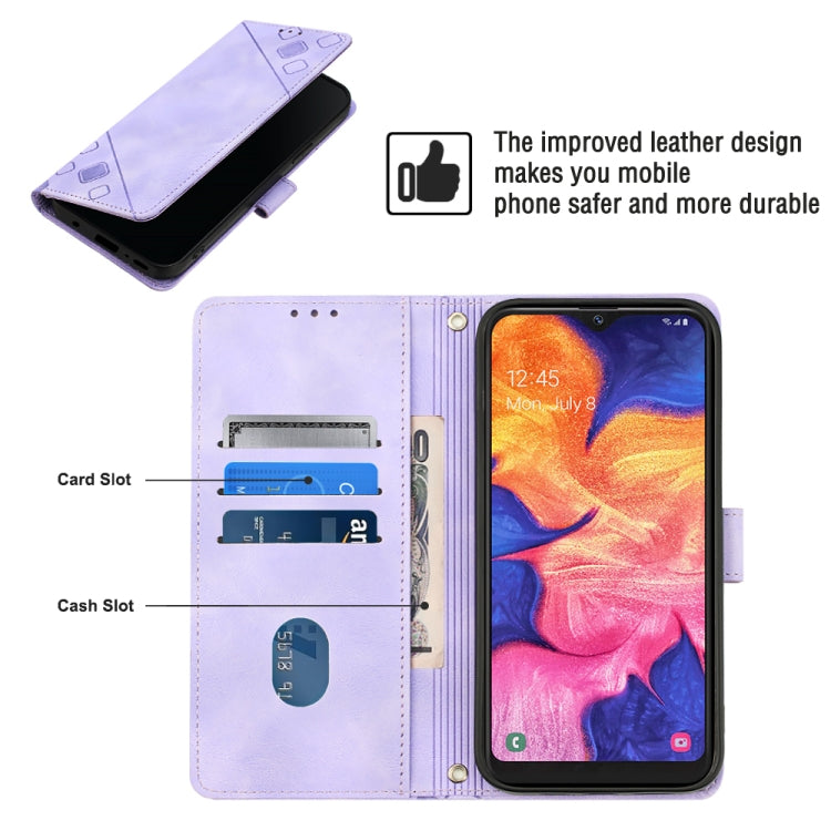 Custodia per telefono in pelle goffrata effetto pelle, For Samsung Galaxy A10e / A20e, For Samsung Galaxy A10 / M10, For Samsung Galaxy A21s, For Samsung Galaxy A22 5G JP Version