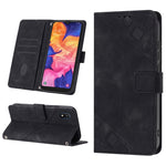 Custodia per telefono in pelle goffrata effetto pelle, For Samsung Galaxy A10e / A20e, For Samsung Galaxy A10 / M10, For Samsung Galaxy A21s, For Samsung Galaxy A22 5G JP Version