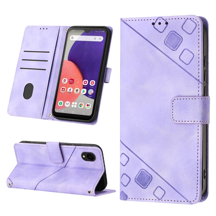 Custodia per telefono in pelle goffrata effetto pelle, For Samsung Galaxy A10e / A20e, For Samsung Galaxy A10 / M10, For Samsung Galaxy A21s, For Samsung Galaxy A22 5G JP Version